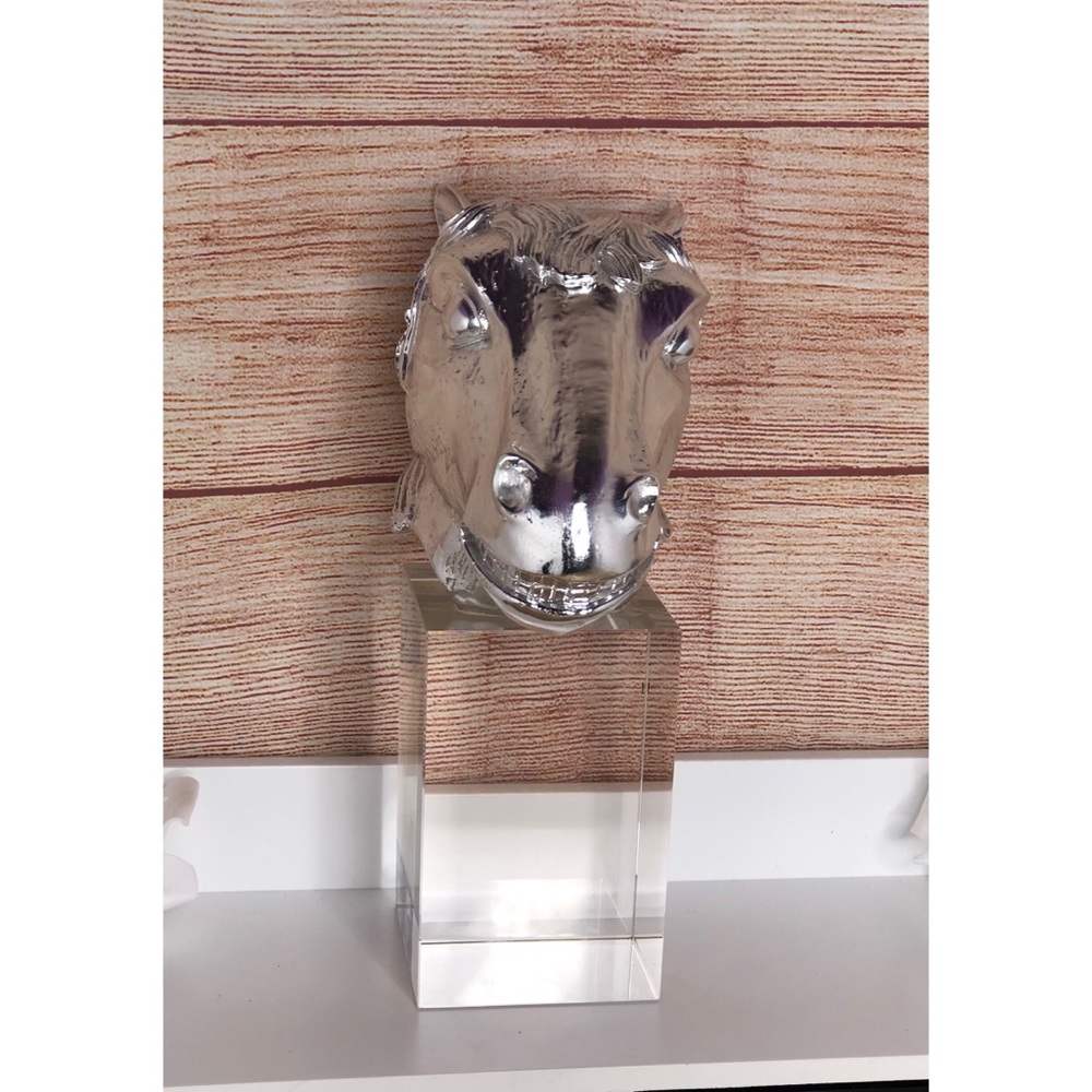 Horse Trophy Head Statue